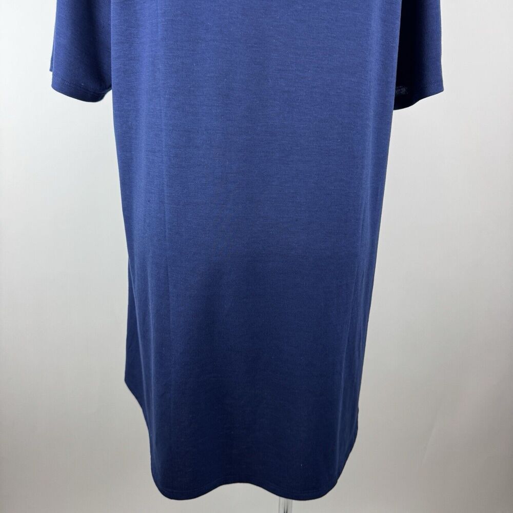 NEW LuLaRoe Perfect T Women's Top Navy Blue Solid Short Sleeve Tee Shirt NWT 2XL - Picture 10 of 16